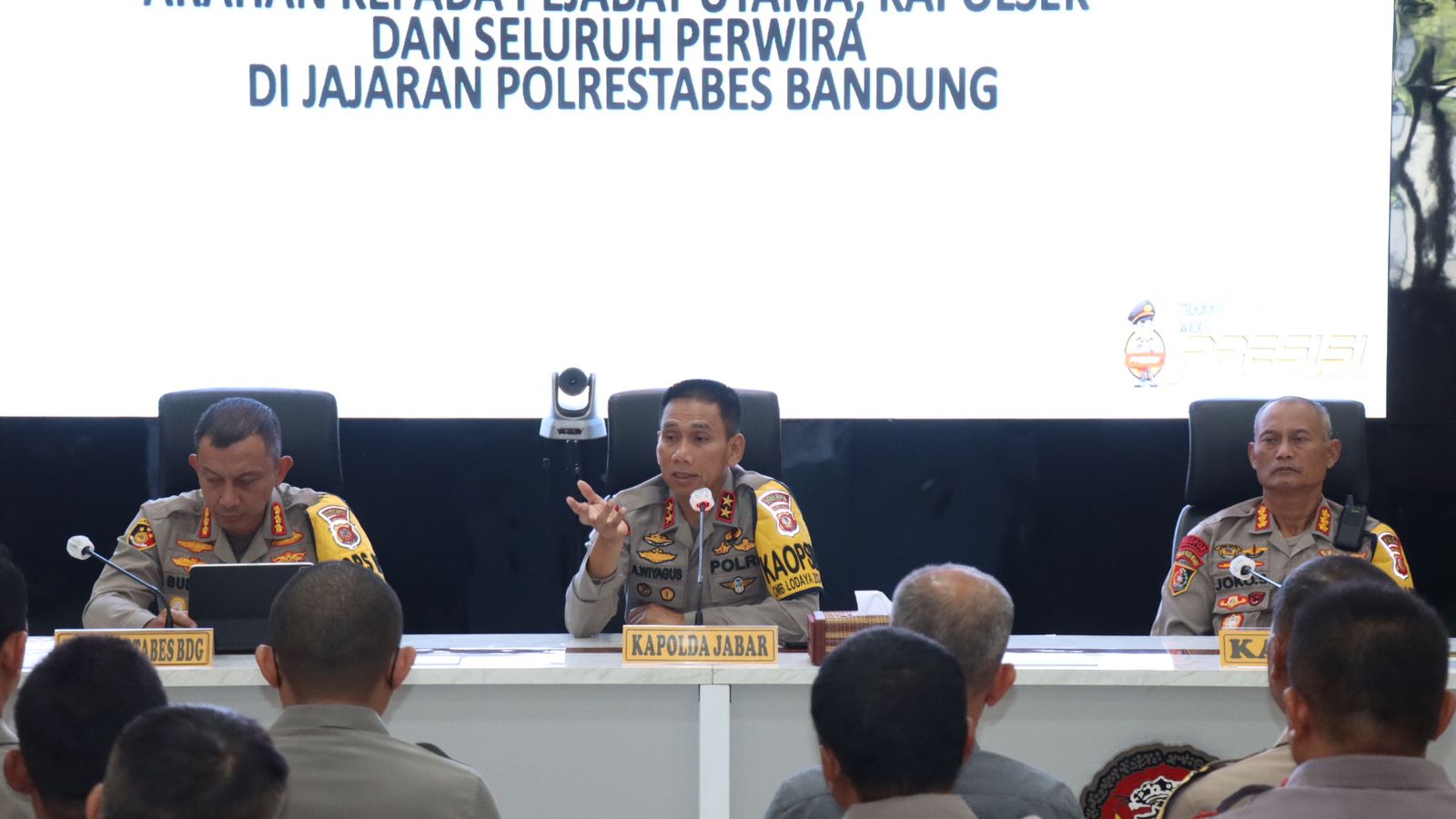 Kunjungan Kerja Kapolda Jabar ke Polrestabes Bandung