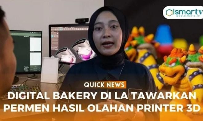 DIGITAL BAKERY DI LA TAWARKAN PERMEN HASIL OLAHAN PRINTER 3D