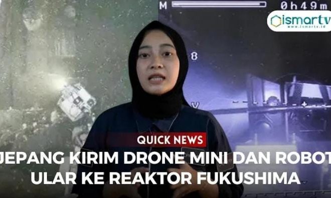 JEPANG KIRIM DRONE MINI DAN ROBOT ULAR KE REAKTOR FUKUSHIMA