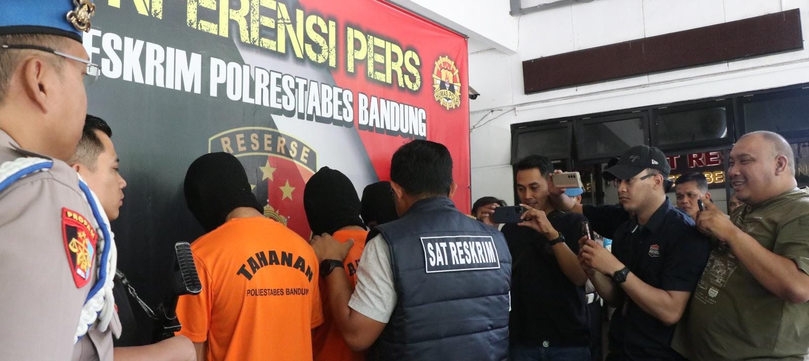 Satreskrim Polrestabes Bandung Tembak Residivis Curanmor