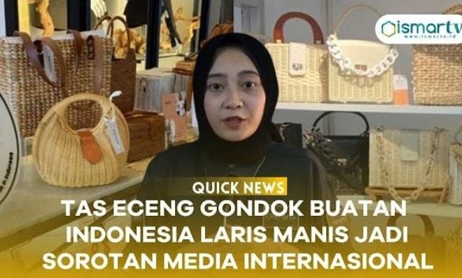 TAS ECENG GONDOK BUATAN INDONESIA LARIS MANIS, JADI SOROTAN MEDIA INTERNASIONAL