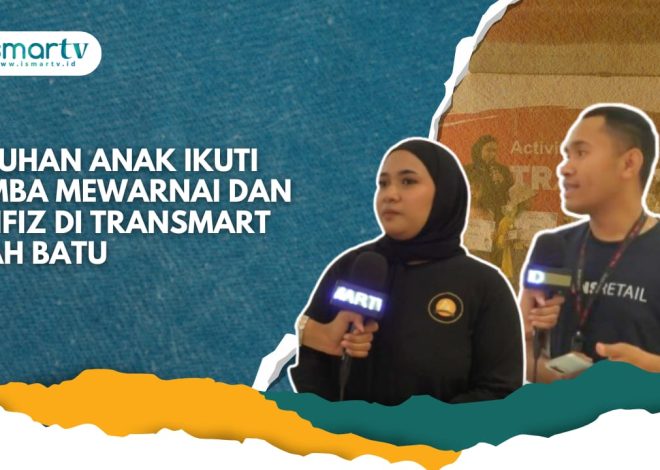 PULUHAN ANAK IKUTI LOMBA MEWARNAI DAN TAHFIZ DI TRANSMART BUAH BATU