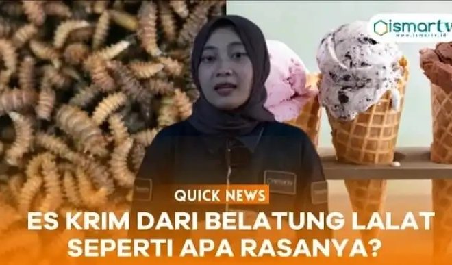 ES KRIM DARI BELATUNG LALAT, SEPERTI APA RASANYA?