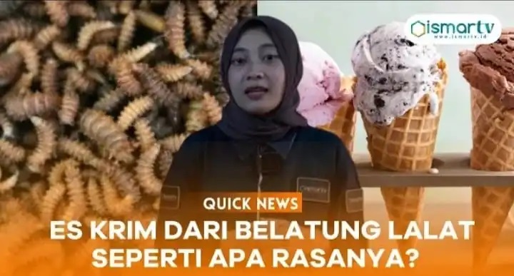 ES KRIM DARI BELATUNG LALAT, SEPERTI APA RASANYA?