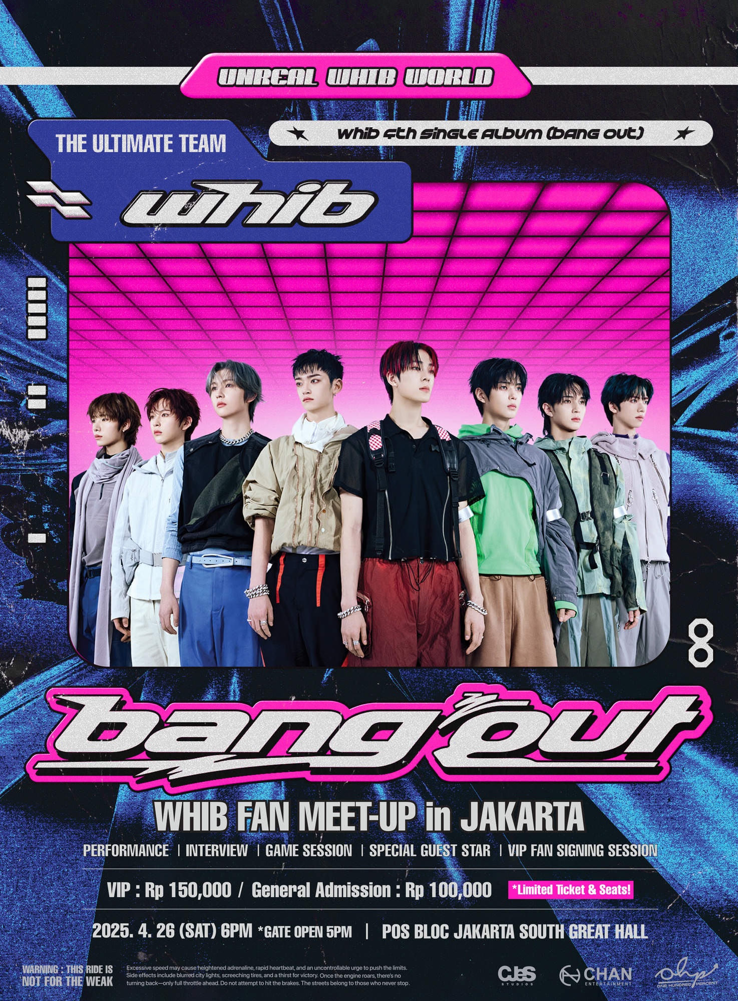 “BANG OUT” Fan Meet-up WHIB di Jakarta 26 April 2025