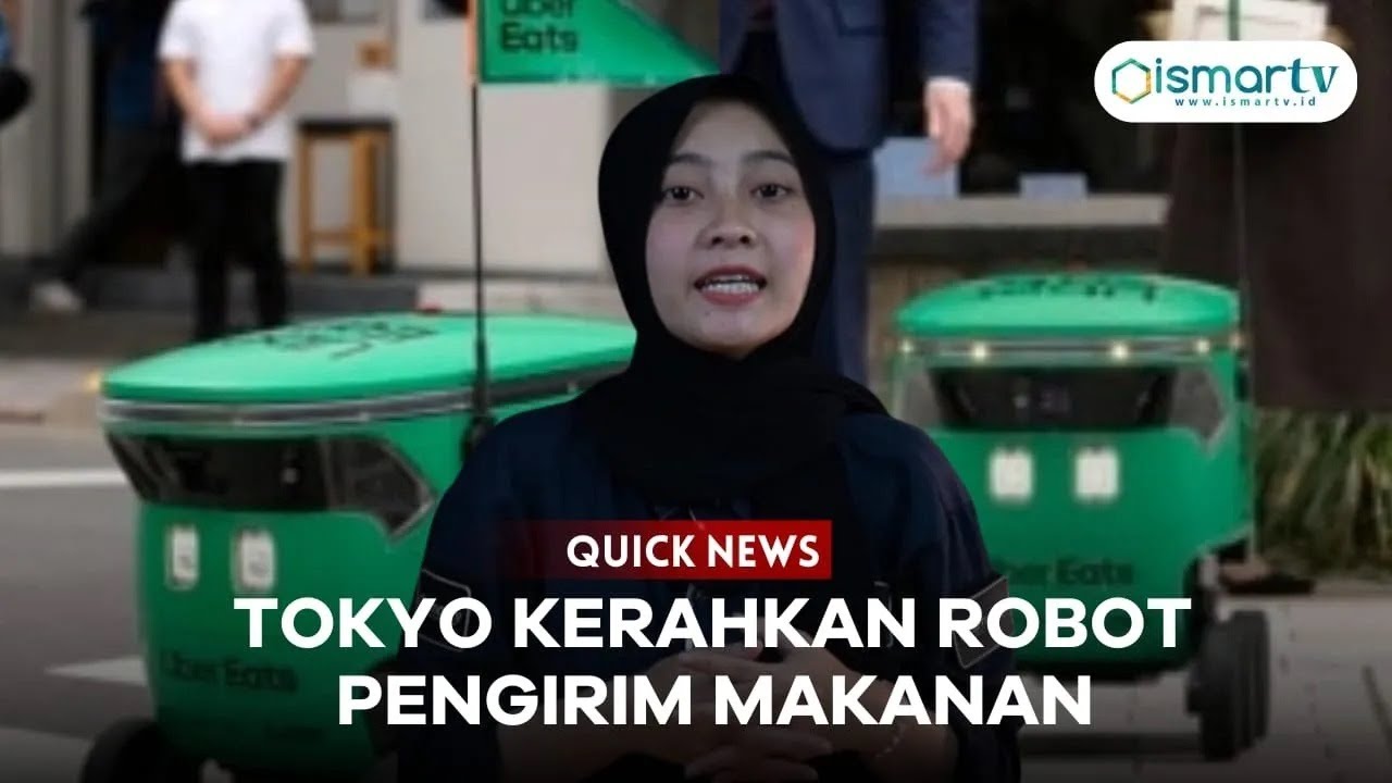 TOKYO KERAHKAN ROBOT PENGIRIM MAKANAN