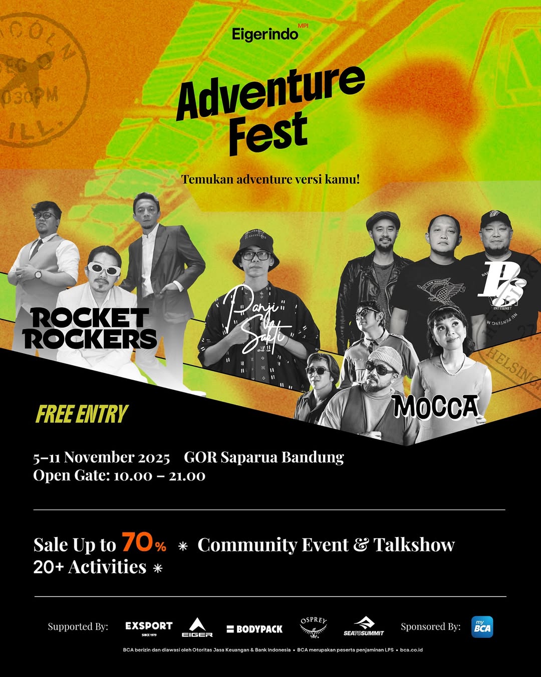 Untuk pertama kalinya Adventure Fest 2025 digelar di Bandung Selama 7 Hari !