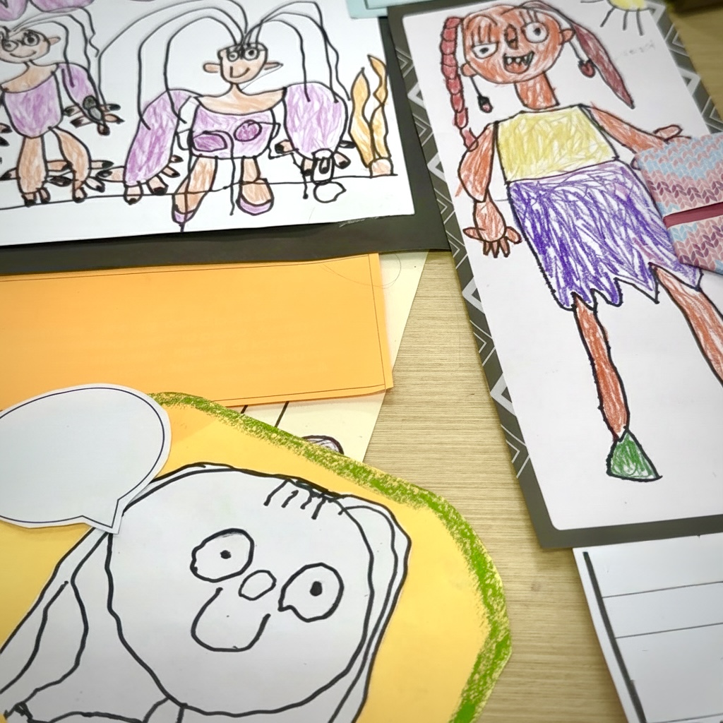 Hasil goresan putri Fiersa Besari dijadikan artwork lagu “TULANG PUNGGUNG”.