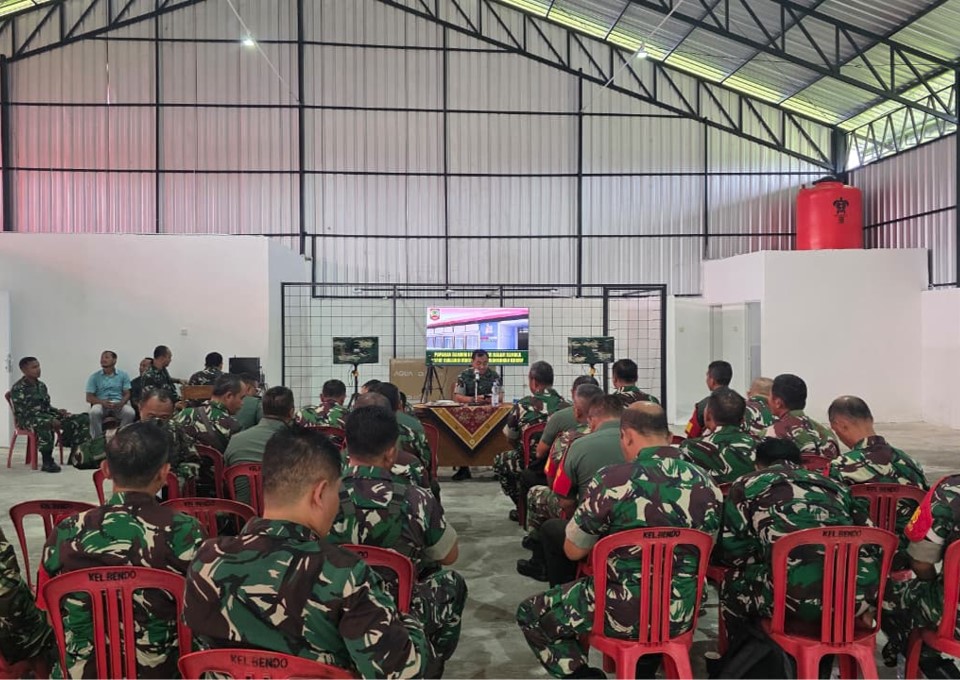 Wakil Panglima TNI Pimpin Vidcon Evaluasi Percepatan Pembangunan KDKMP di Kodim 0808/Blitar