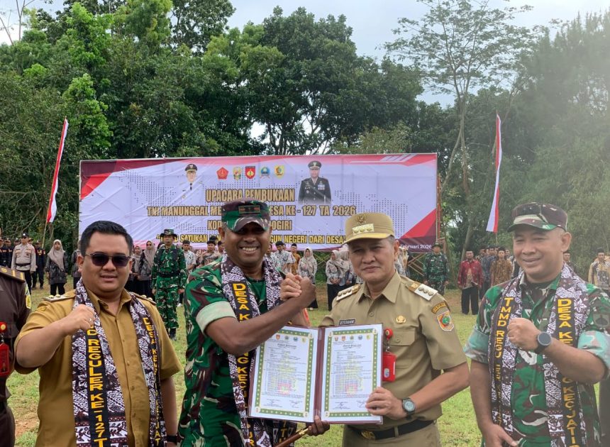 Bupati Wonogiri : TMMD Menjadi Kekuatan Luar Biasa Dalam Mewujudkan Kemajuan Desa