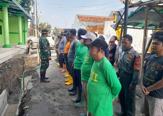 Danramil 03 Serengan, Pimpin Apel Pengecekan Kesiapan Anggota Satgas TMMD Sengkuyung Tahap I TA. 2026