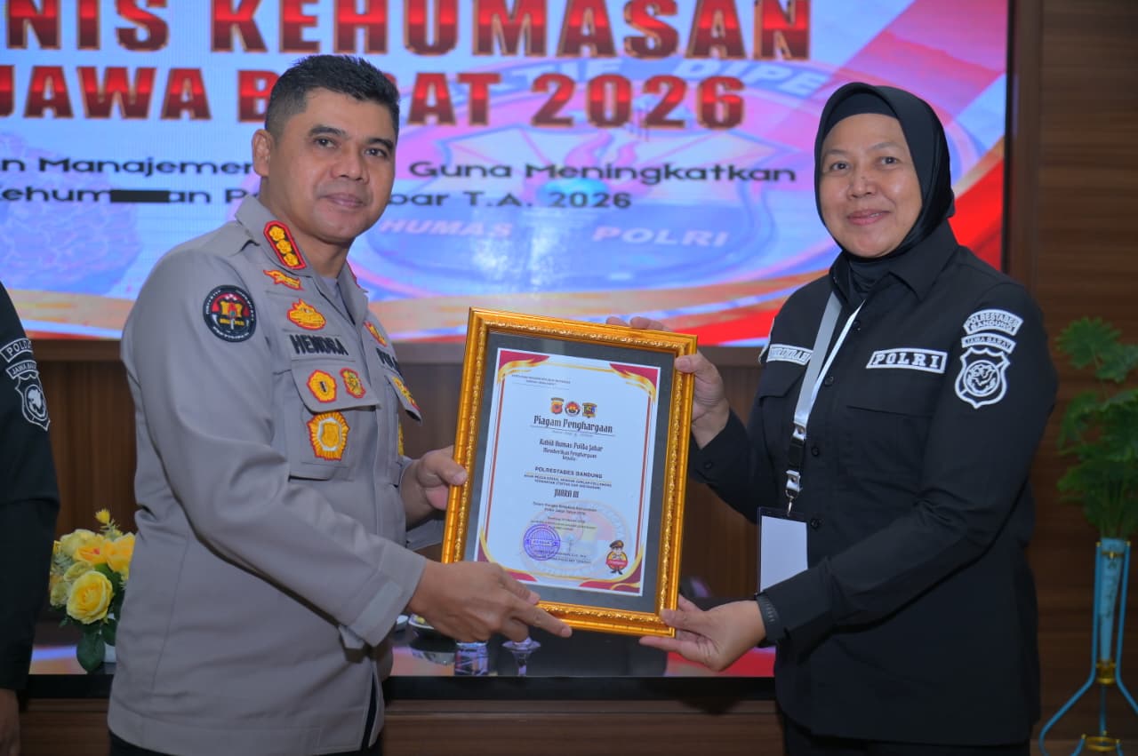 Humas Polrestabes Bandung Torehkan Prestasi, Raih Juara 3 Lomba Akun Media Sosial pada Binteknis Kehumasan Polda Jabar