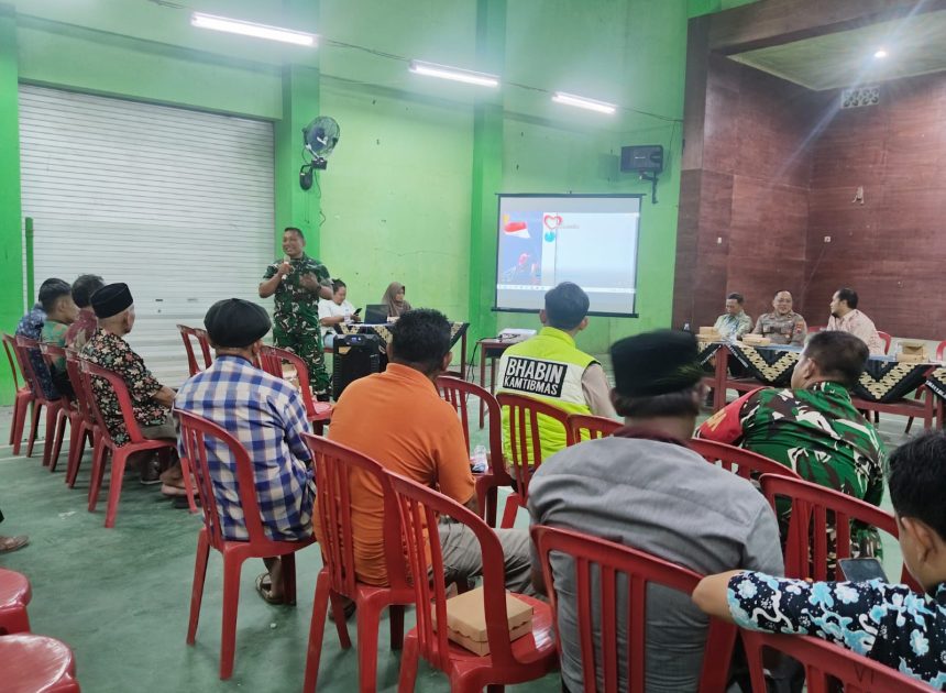 Danramil 03 Serengan, Bangun Krakter Bangsa Melalui Penyuluhan Wasbang, Bela Negara & Kamtibmas Non Fisik TMMD Sengkuyung Tahap I TA 2026