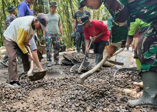 Ini Dia Sosok Mbah Kasidi Yang Turut Mensukseskan TMMD 127 Di Desa Kembang Jatipurno