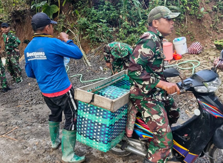 Logistik Adalah Bagian Terpenting Dalam Pelaksanaan TMMD 127 Di Desa Kembang‎