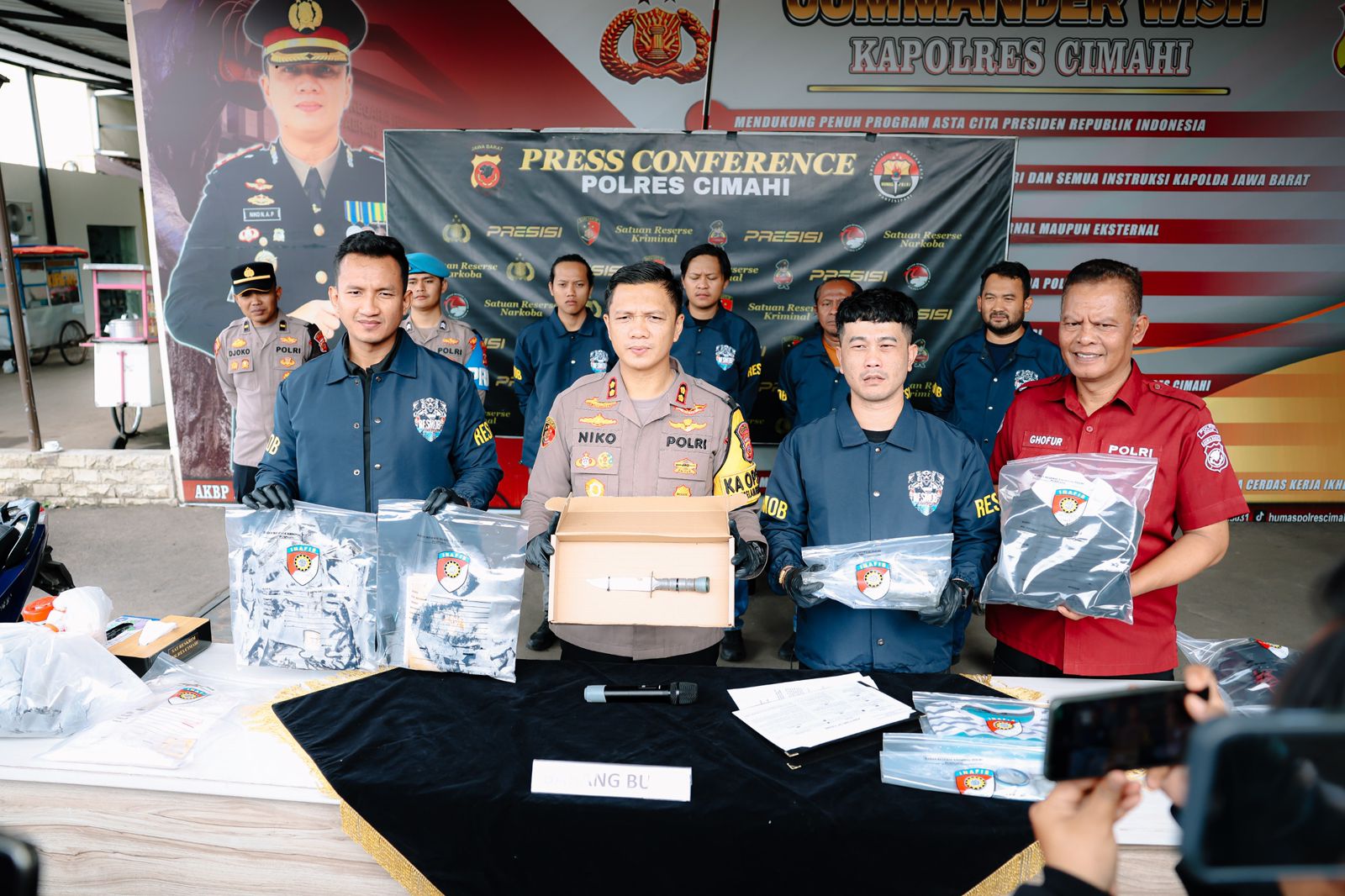 Dua ABH Ditangkap, Kapolres Cimahi Tegaskan Proses Hukum Transparan