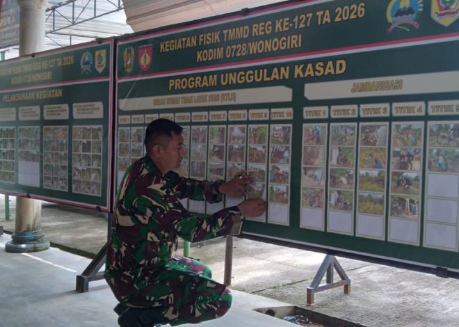 Ini Sosok Di Balik Kelancaran Kegiatan TMMD 127 Kodim 0728/Wonogiri