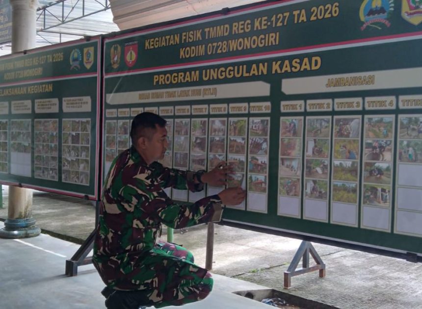Ini Sosok Di Balik Kelancaran Kegiatan TMMD 127 Kodim 0728/Wonogiri